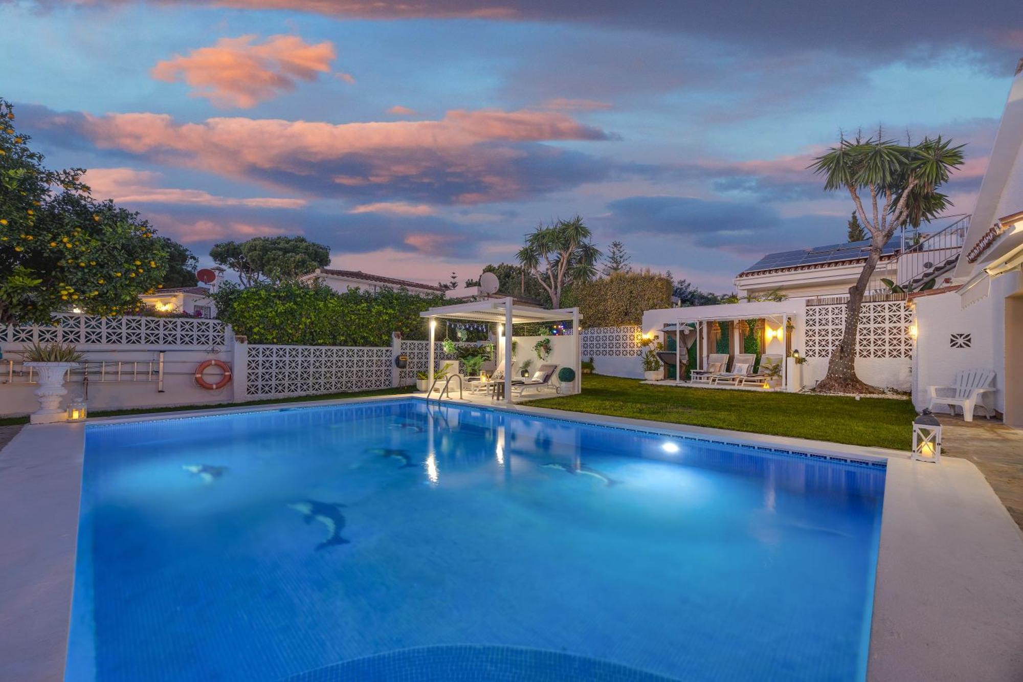 Villa Casacara Marbella Beachside Costabella -Spain Zewnętrze zdjęcie